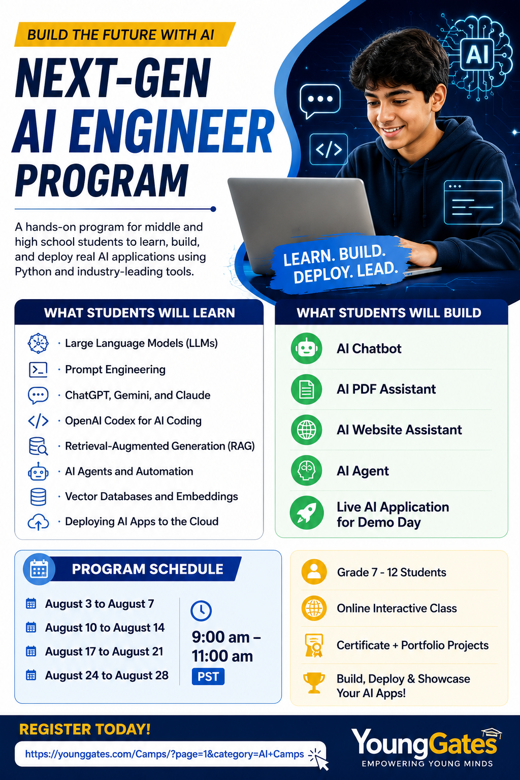 1:1 Next Gen - AI ENGINEER PROGRAM (12 Classes)