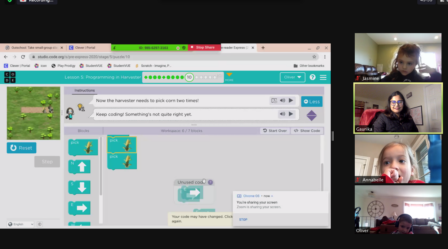 1:1 Coding For Curious Minds(Age: 4-6 years)
