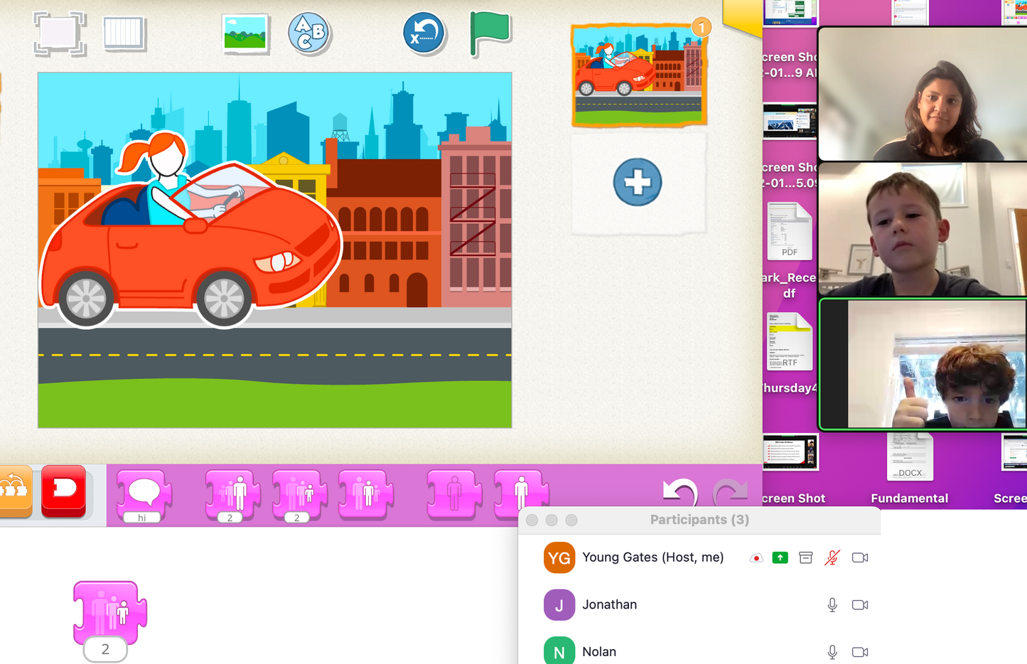 Beginner - Scratch Junior 1:1 Block Coding(Age 4-7)