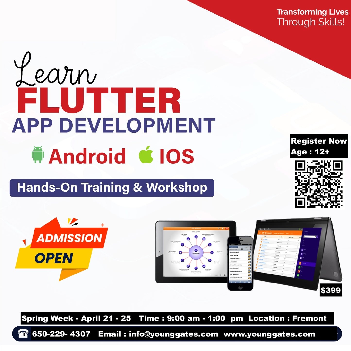 1:1 Flutter App Development